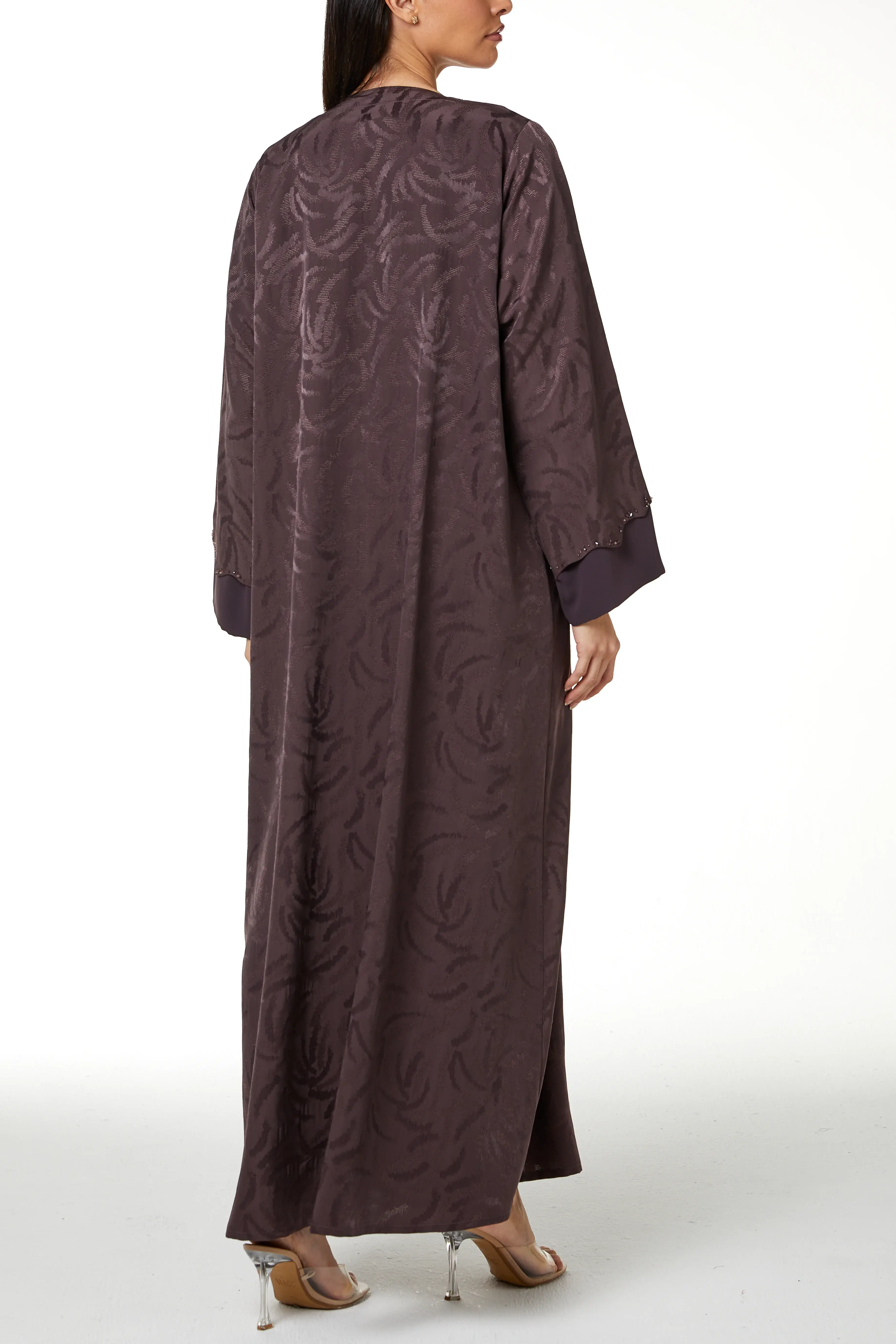 Pink Alpha Jaquard, Front Beadwork Detail