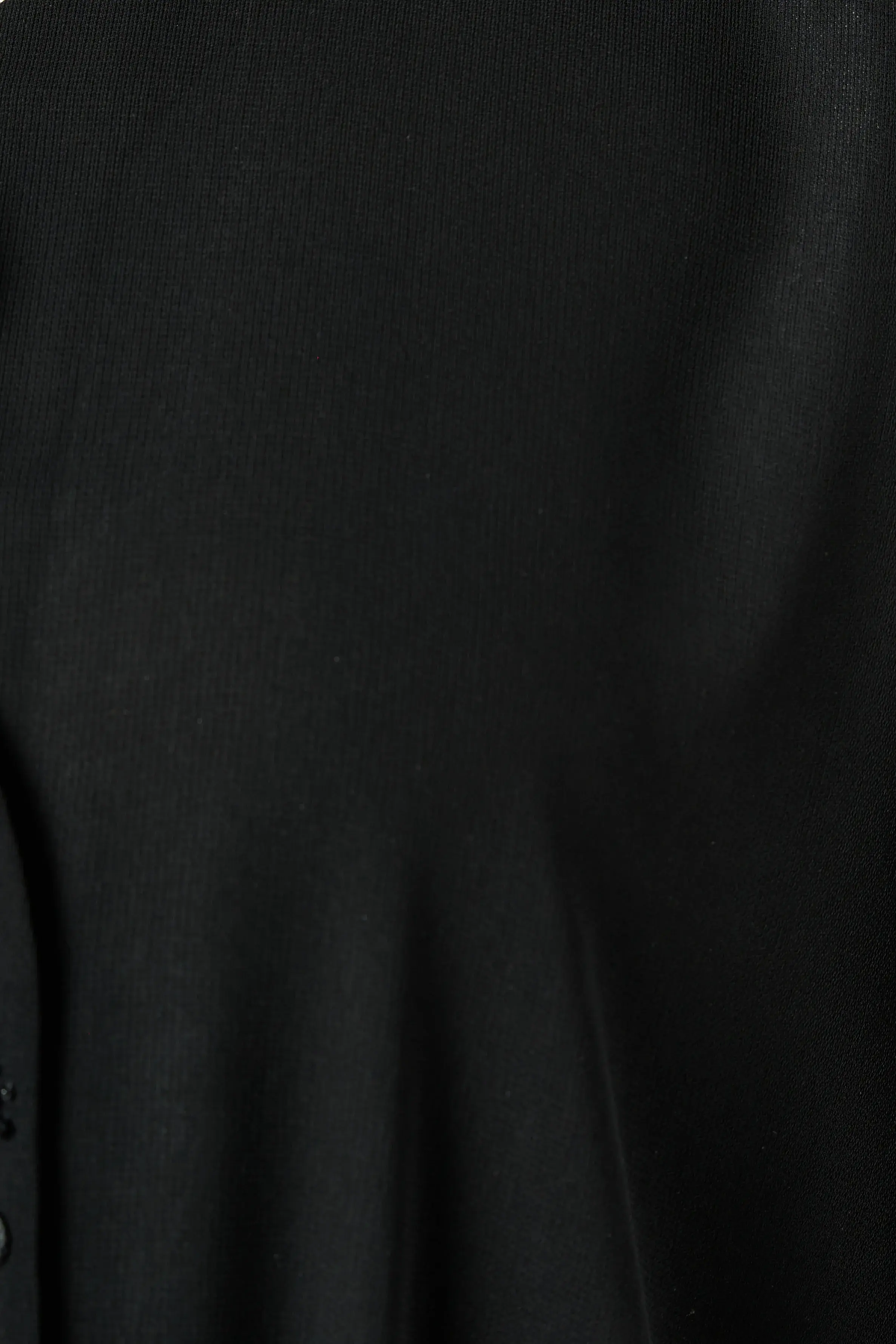 Black Shafa Crepe Abaya with Beaded Vine Detailing