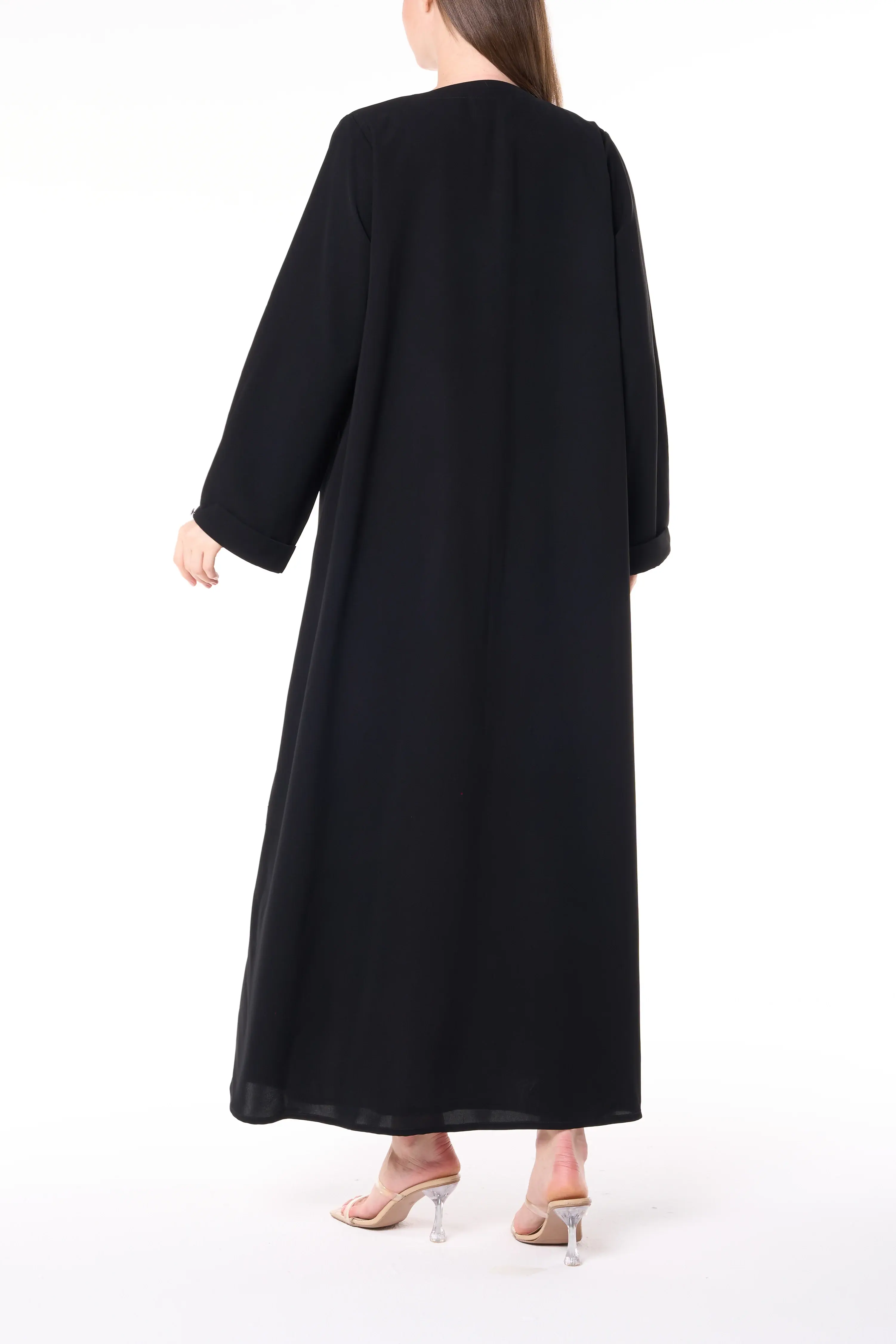 Black Reya Crepe Abaya